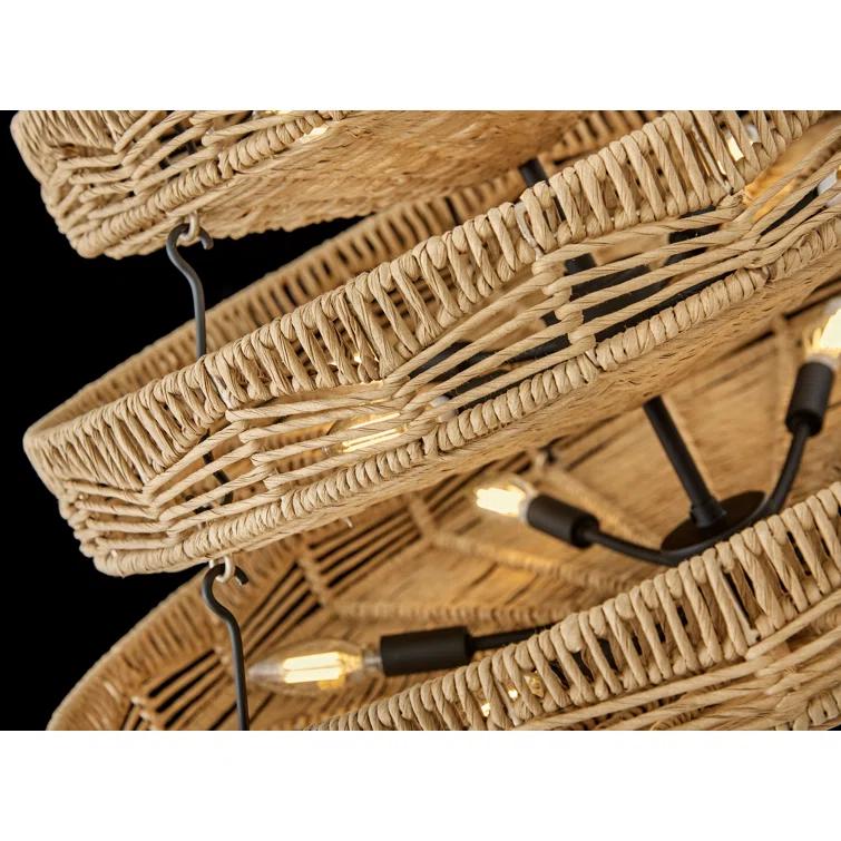 13 - Light Unique Tiered Chandelier