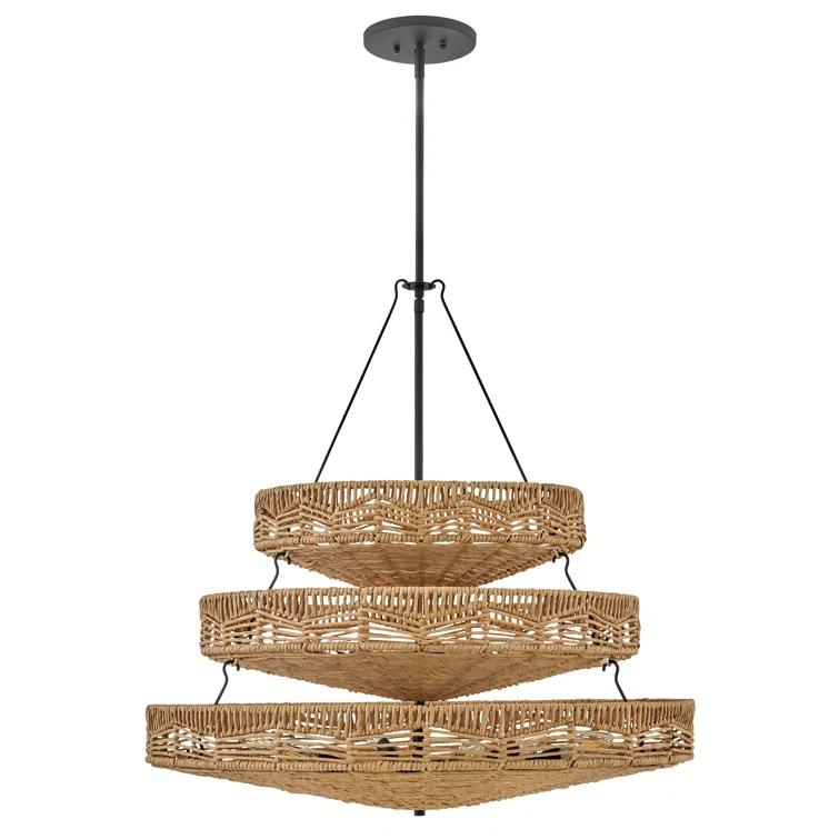 13 - Light Unique Tiered Chandelier
