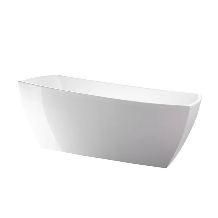 Vanity Art 67" X 31" Acrylic Freestanding Bathtub