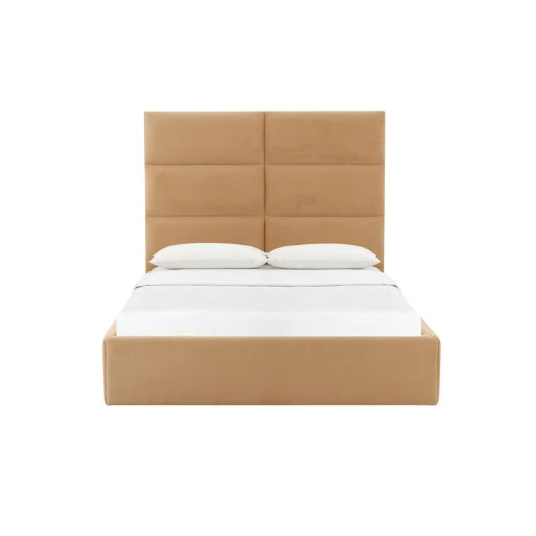 TOV Furniture Eliana Honey Velvet Bed