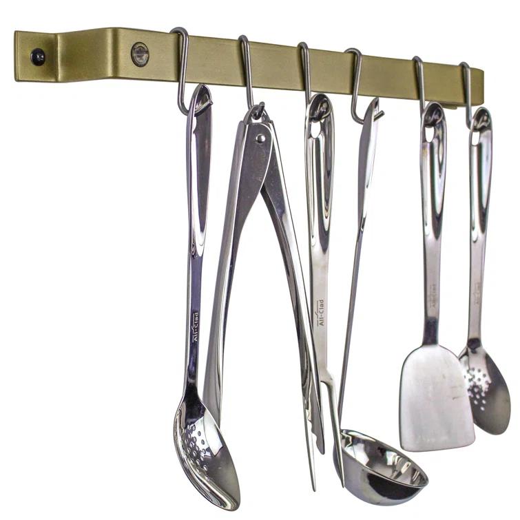 Enclume Handcrafted Easy Mount Wall Rack with 6 Hooks