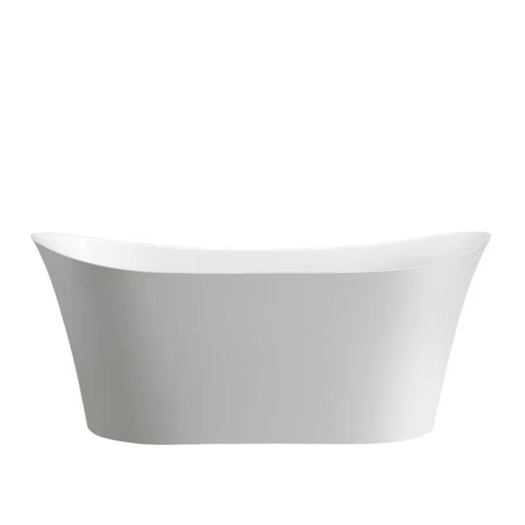 67" x 31" Freestanding Soaking Bathtub