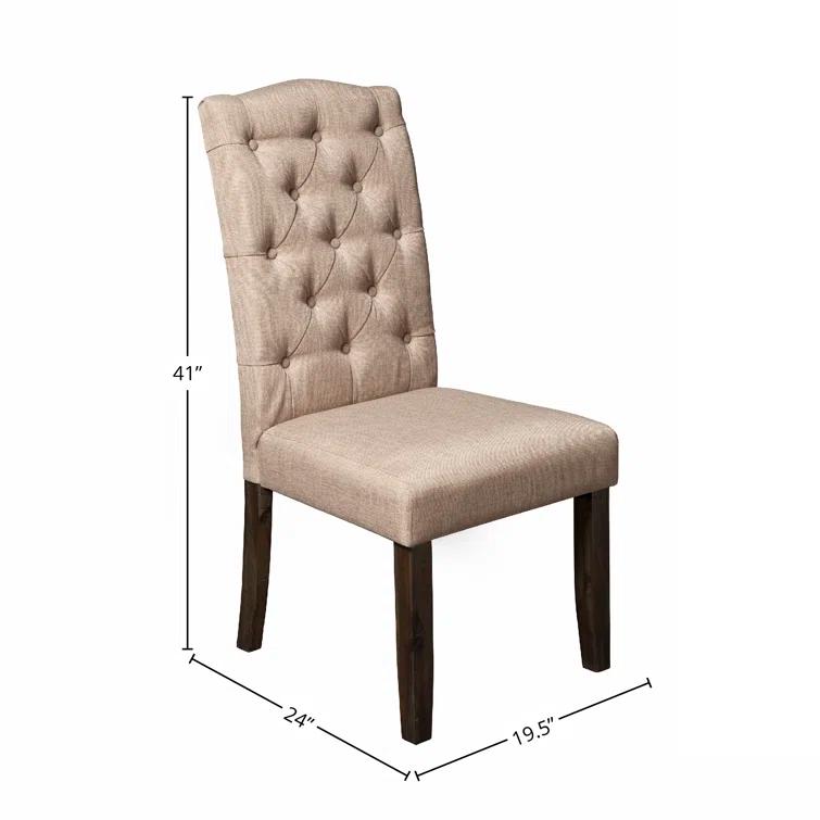 Bianca Tufted Parson Chairs