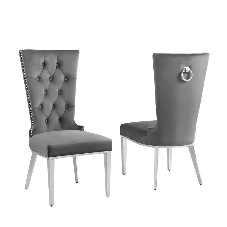 Princeton Tufted Velvet Side Chair Dining Chair