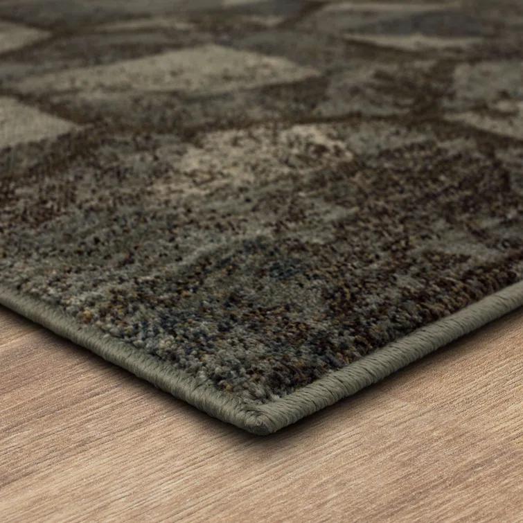 Scott Living Geometric Collage Gray 8' X 11' Area Rug