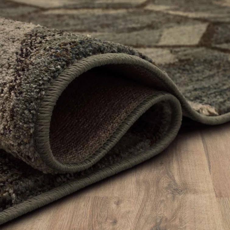 Scott Living Geometric Collage Gray 8' X 11' Area Rug