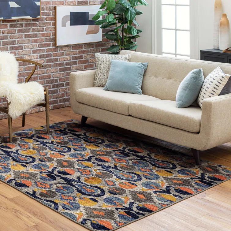 Scott Living Ikat Dove Rug & Reviews | Wayfair