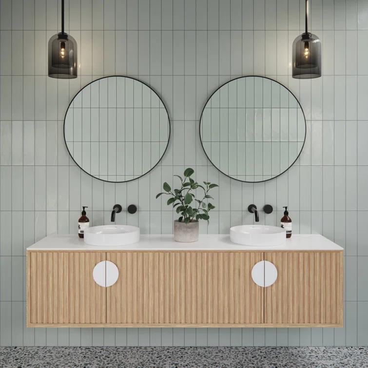 Leia Round Mirror