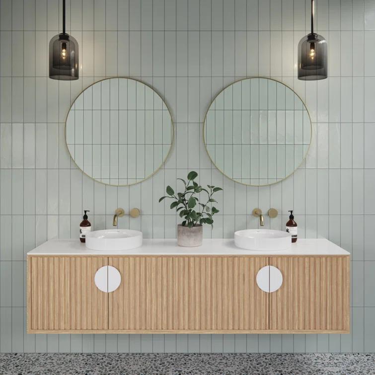 Leia Round Mirror