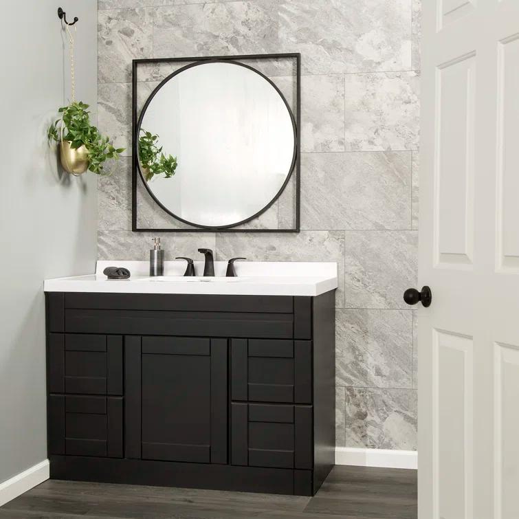 Palisade 25.6 in. x 14.8 in. Interlocking Vinyl Waterproof Wall Tiles