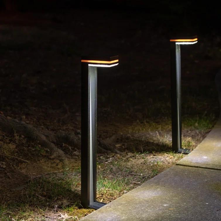 Sentry Modern 60 Lumens Solar Outdoor LED Landscape Pathway Light - 2 Pack