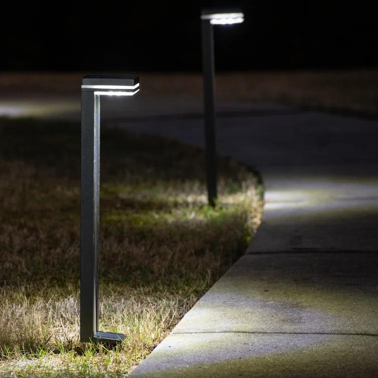 Sentry Modern 60 Lumens Solar Outdoor LED Landscape Pathway Light - 2 Pack