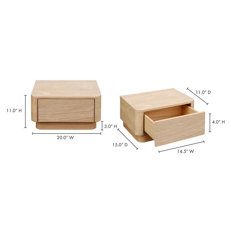 Ryland Nightstand - Natural / Small