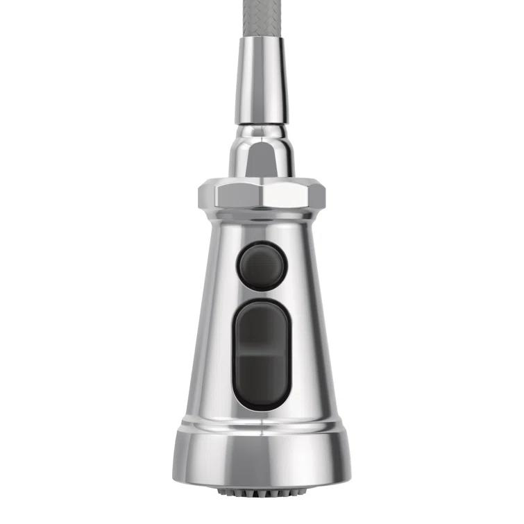 Paterson Spring Pull Down Single Handle Kitchen Faucet with Accessories and with Power Boost