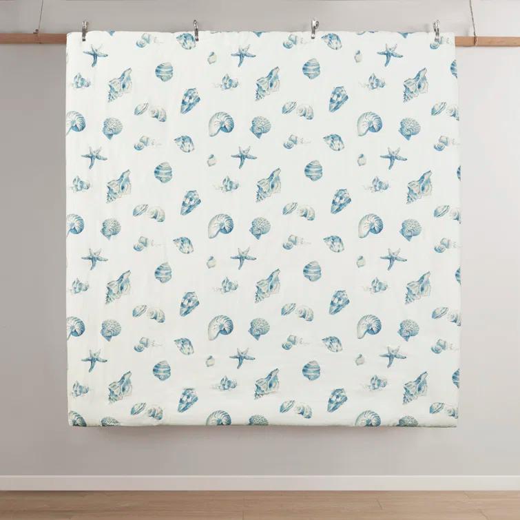 Beach House Coastal Cotton Reversible Duvet Cover Set