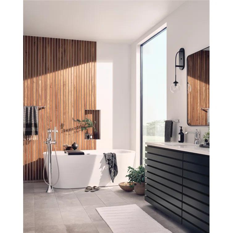 Flara Single Hole Bathroom Faucet with Drain Assembly