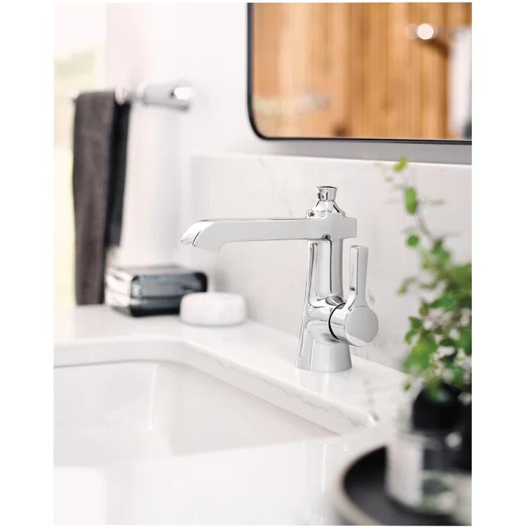 Flara Single Hole Bathroom Faucet with Drain Assembly