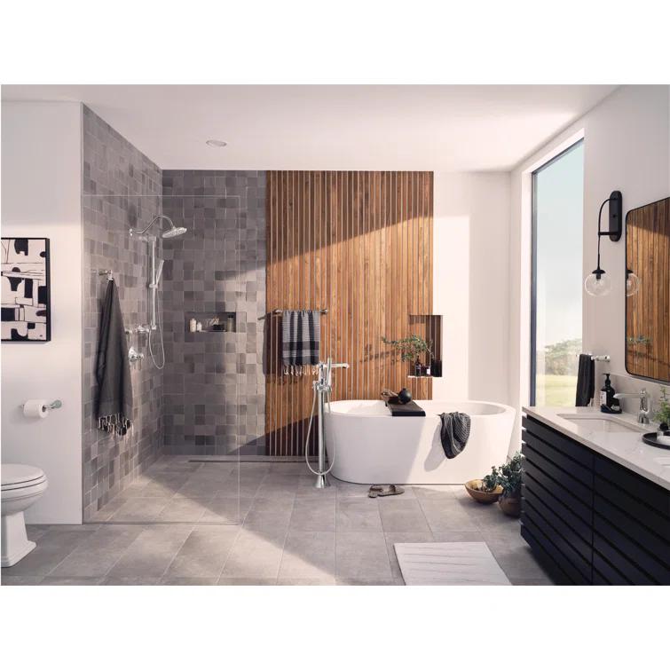 Flara Single Hole Bathroom Faucet with Drain Assembly