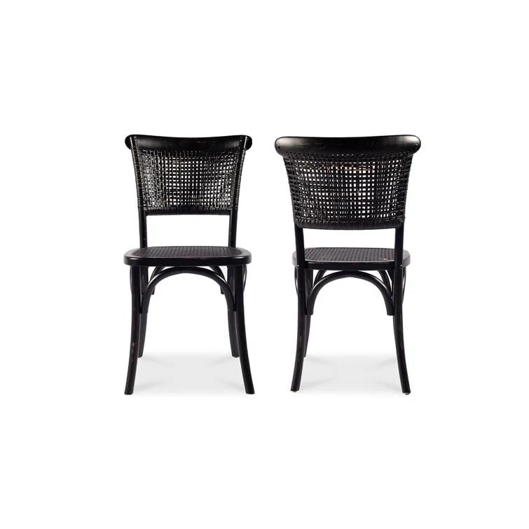 Lotta Dining Chair, Set of 2 - Black