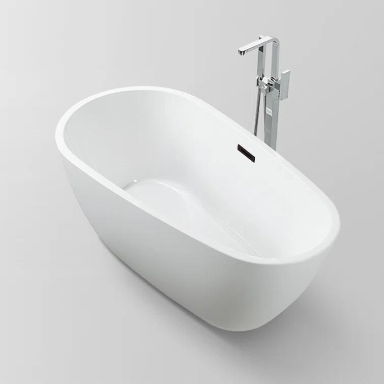 Freestanding Soaking Acrylic Bathtub
