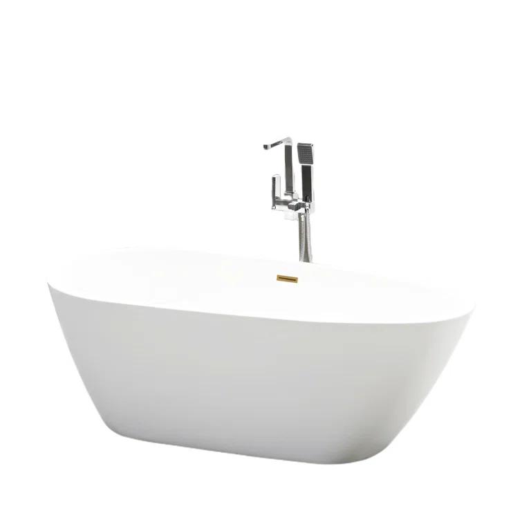 Freestanding Soaking Acrylic Bathtub