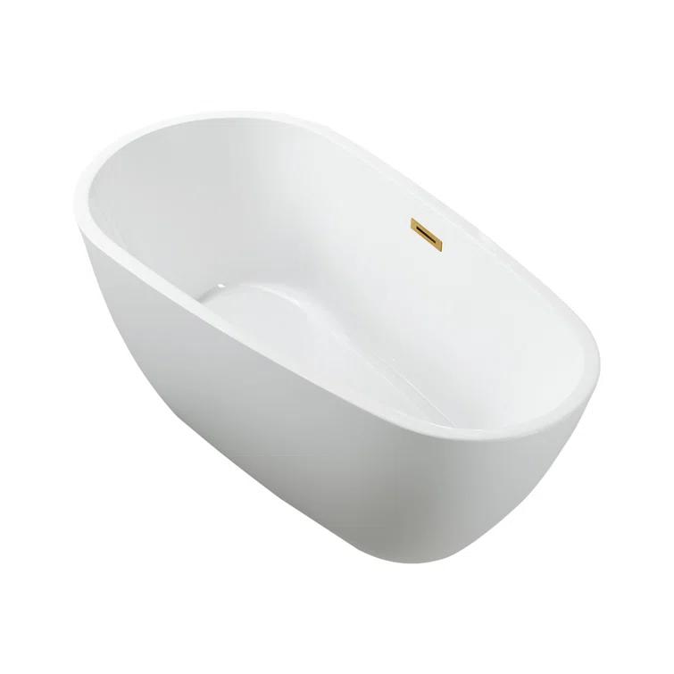 Freestanding Soaking Acrylic Bathtub