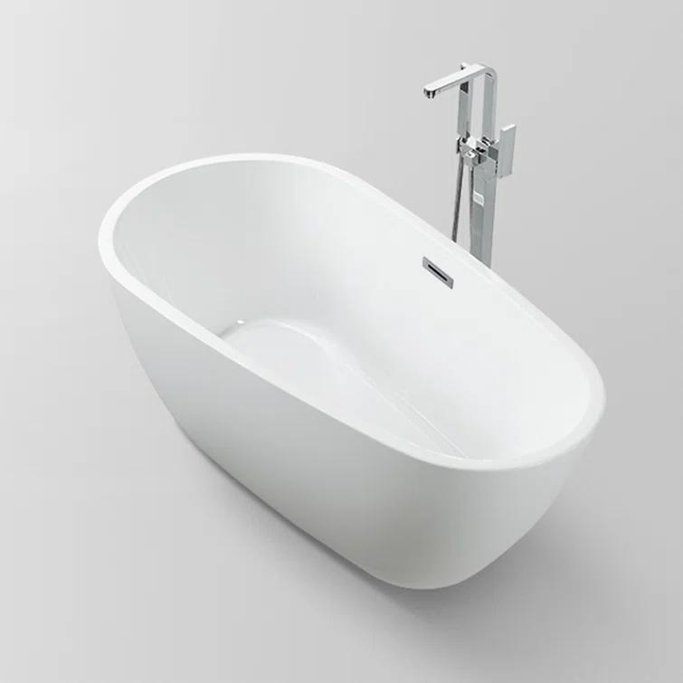 Freestanding Soaking Acrylic Bathtub