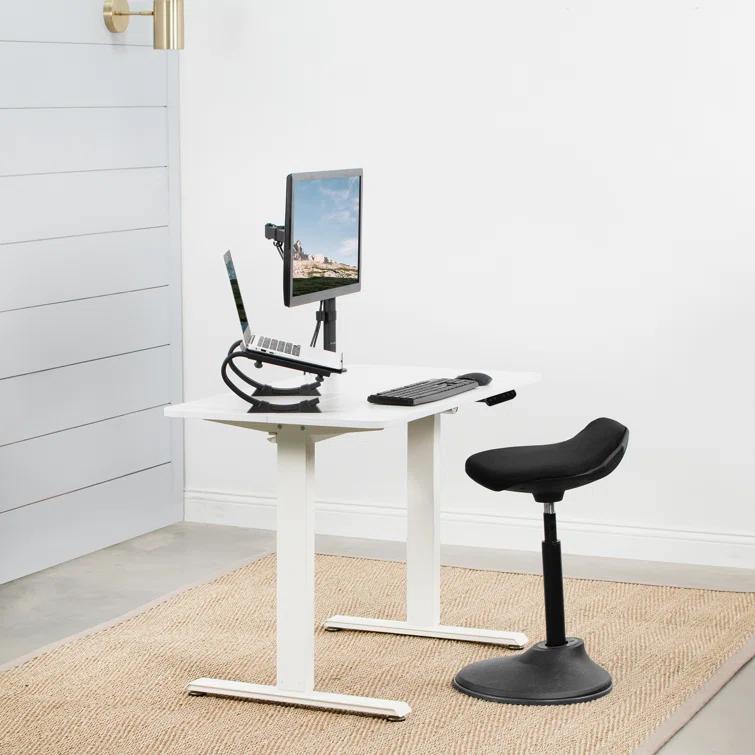 VIVO Electric 44"x 24" Sit Stand Desk, Height Adjustable Workstation (E144B series)