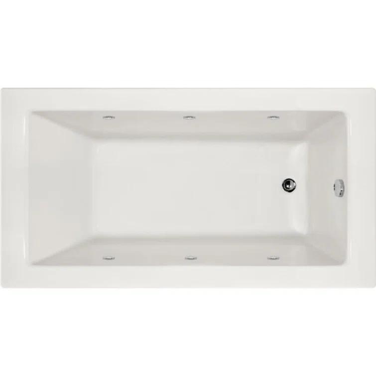 Sydney 60'' x 34'' Alcove / Tile In Whirlpool Acrylic Bathtub