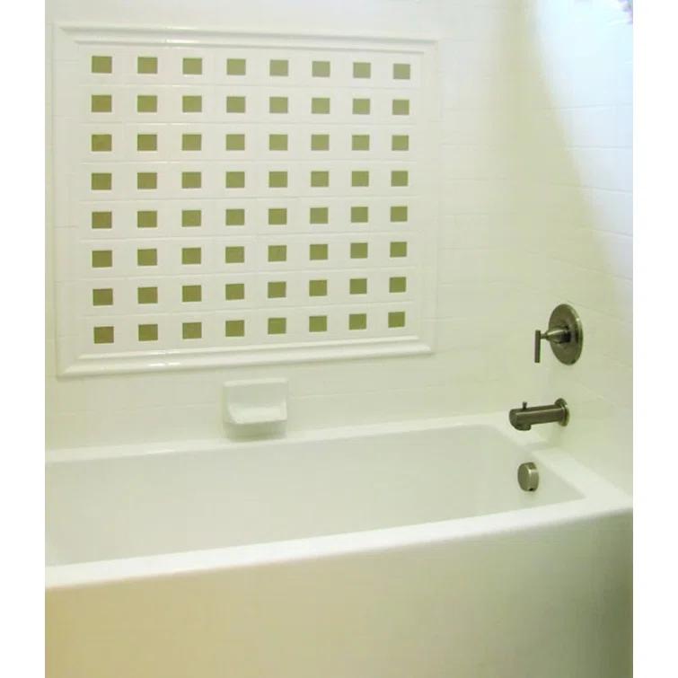 Designer Sydney 60" x 30" Alcove Soaking Acrylic Bathtub