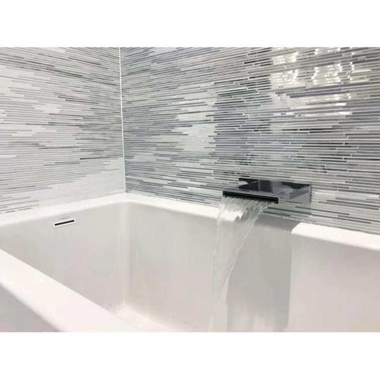 Sydney 66'' L Alcove Soaking Bathtub