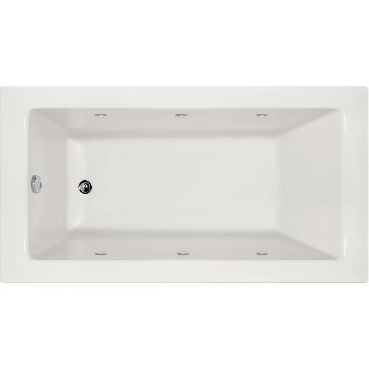 Sydney 60'' x 34'' Alcove / Tile In Whirlpool Acrylic Bathtub