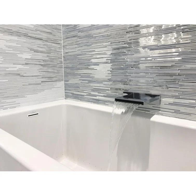 Designer Sydney 60" x 30" Alcove Soaking Acrylic Bathtub