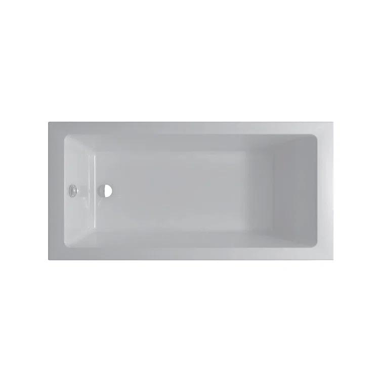 72" x 36" Drop In Soaking Bathtub