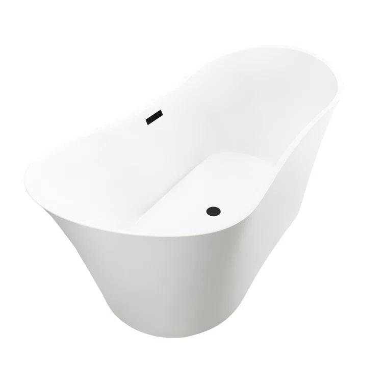 67" x 31" Freestanding Soaking Bathtub