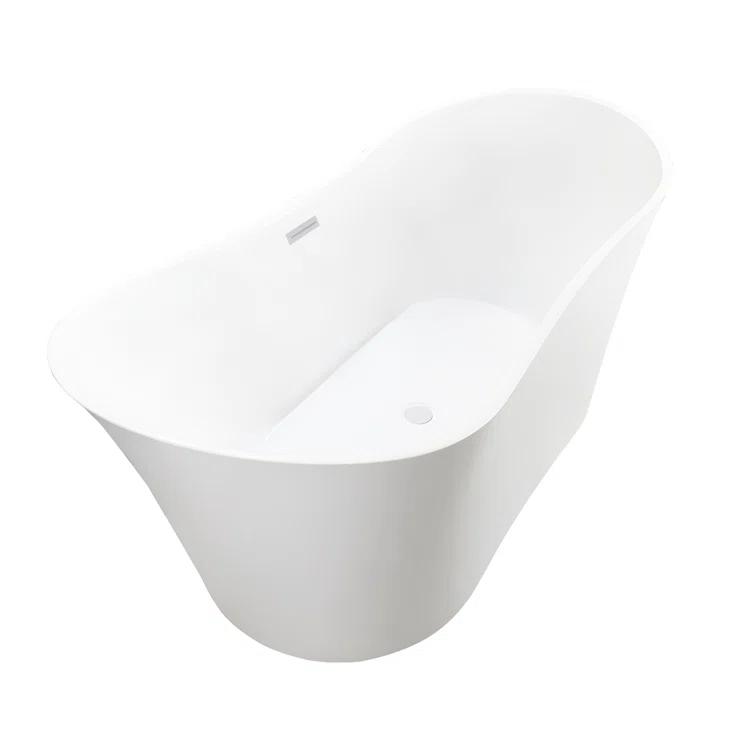 67" x 31" Freestanding Soaking Bathtub