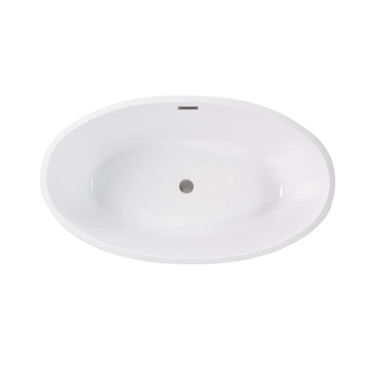 Freestanding Soaking Acrylic Bathtub