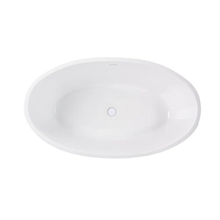 Freestanding Soaking Acrylic Bathtub