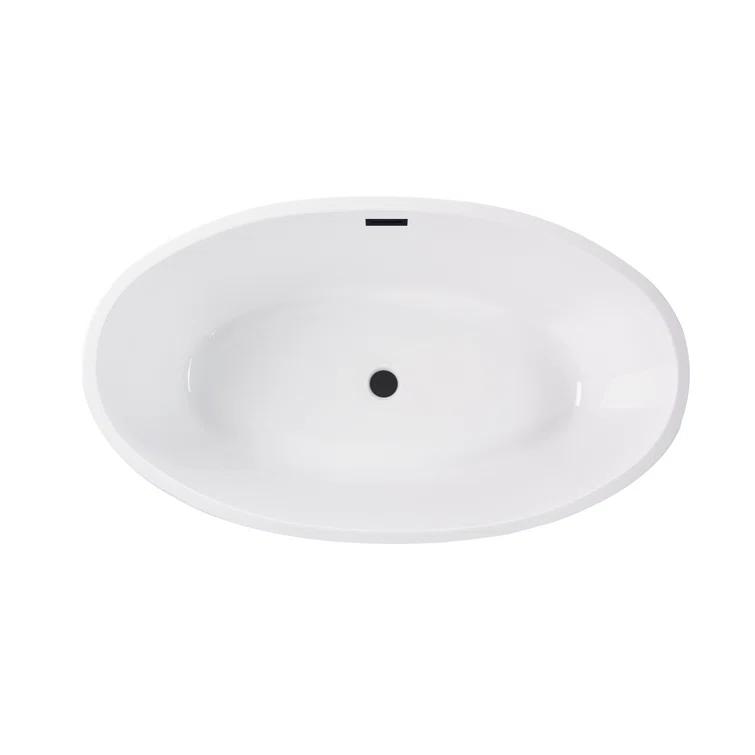 Freestanding Soaking Acrylic Bathtub