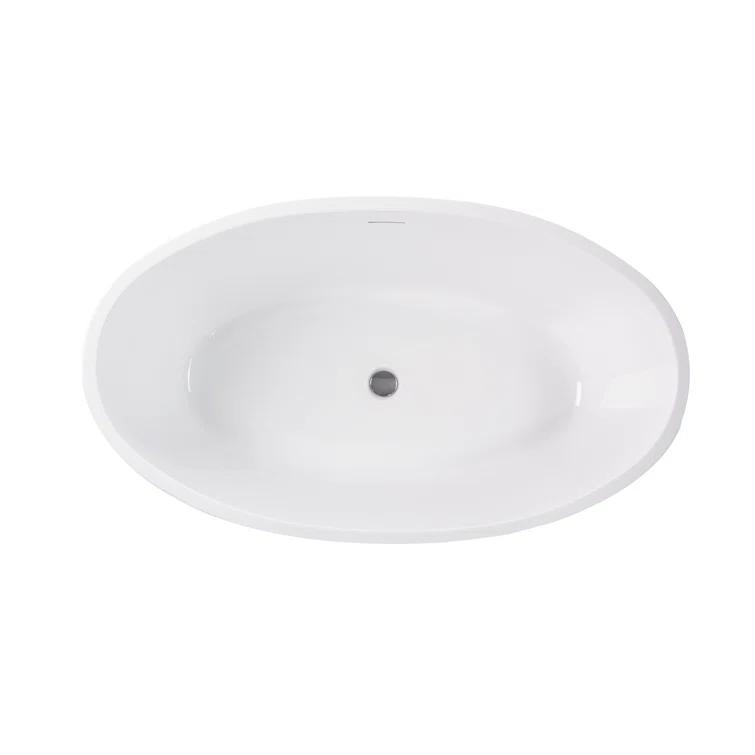 Freestanding Soaking Acrylic Bathtub