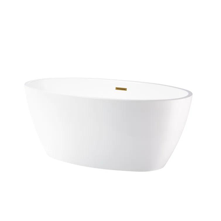Freestanding Soaking Acrylic Bathtub