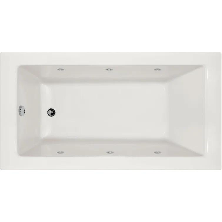 Sydney 60'' x 32'' Alcove / Tile In Whirlpool Acrylic Bathtub