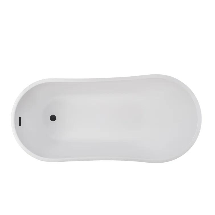 Amara Acrylic Freestanding Soaking Bathtub