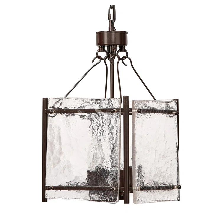 Jamie Young Company Glenn 4 - Light Dimmable Square/Rectangle Chandelier