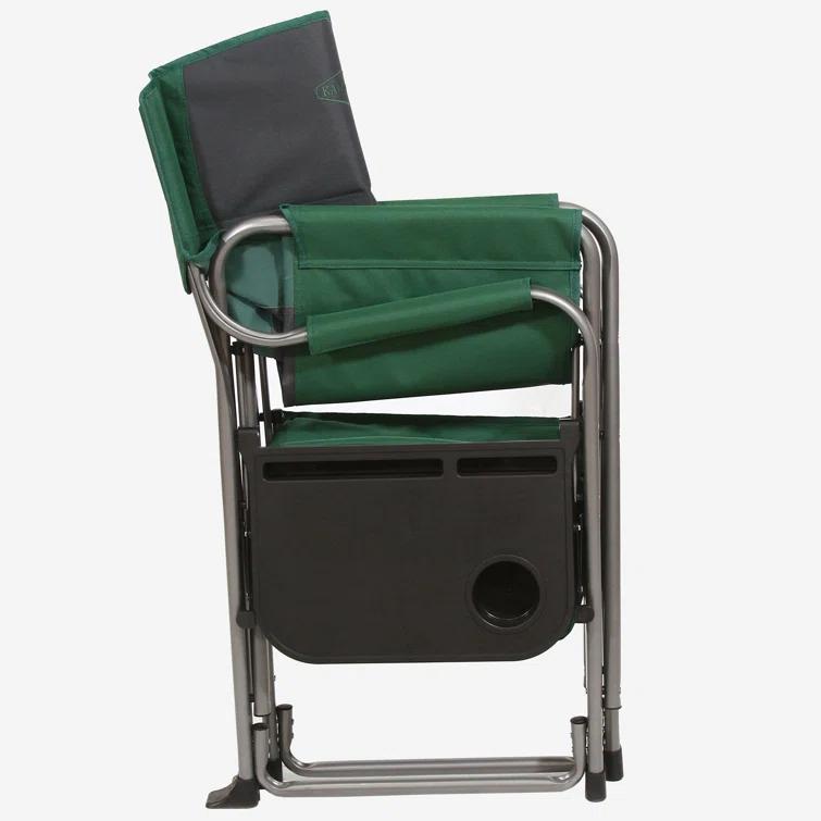 Kamp-Rite Kamp-Rite Portable Director's Chair w/Cooler, Cup Holder, & Side Table