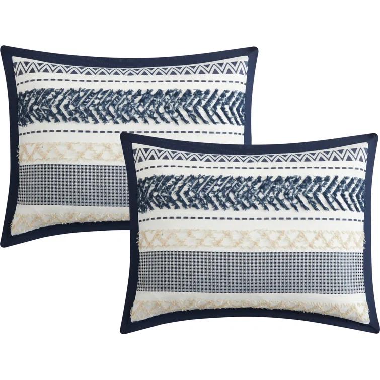 Ivanna 7 Piece Geometric Comforter Set