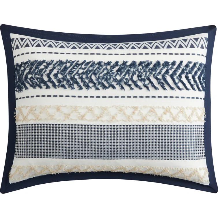 Ivanna 7 Piece Geometric Comforter Set