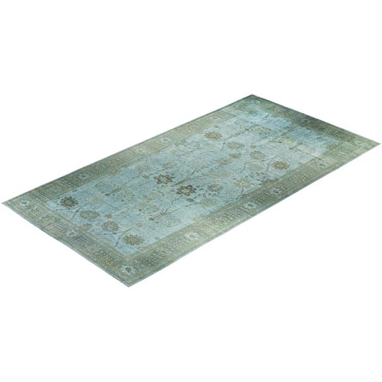 Isabelline One-of-a-Kind 19' 7" X 9' 10" 2010s Wool Area Rug in Blue
