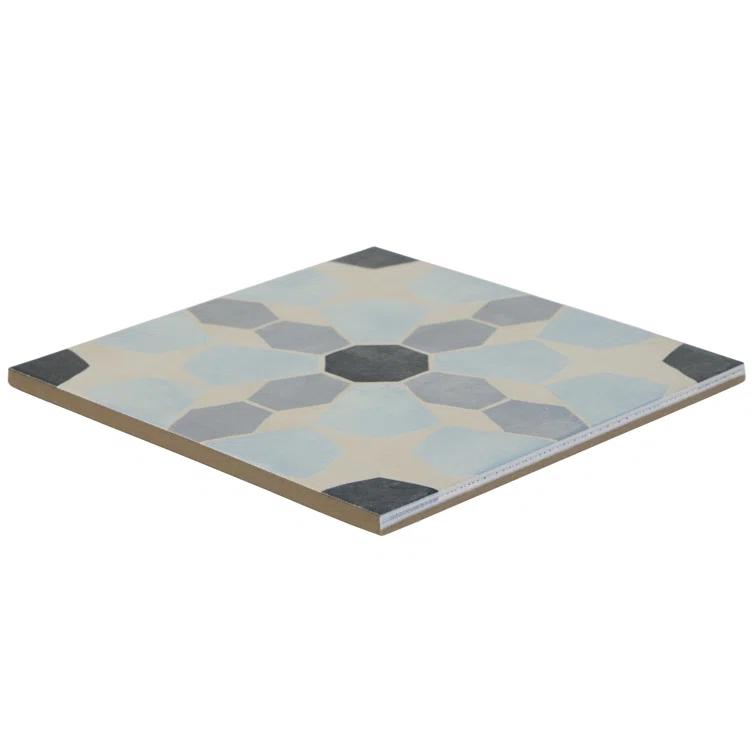 Industry Tile 8.8" x 8.8" Porcelain Patterned Wall & Floor Tile