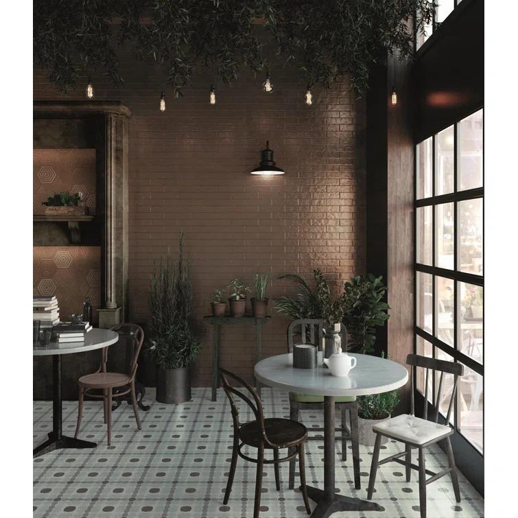 Industry Tile 8.8" x 8.8" Porcelain Patterned Wall & Floor Tile